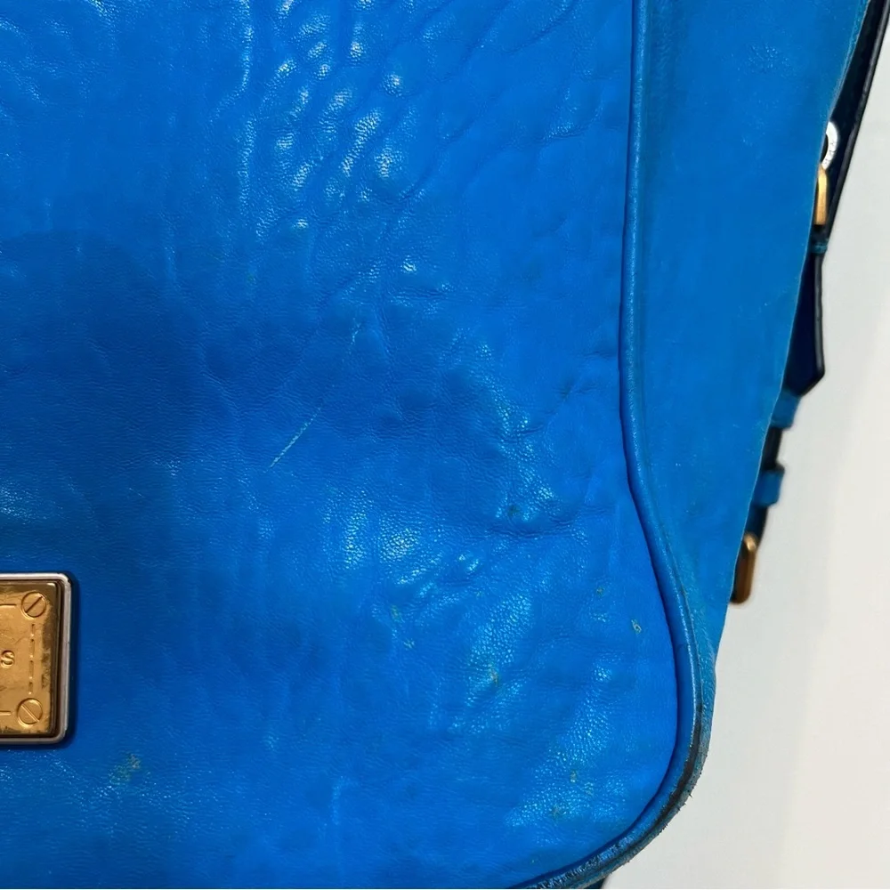 Marc by Marc Jacobs Blue Leather Hobo Tote